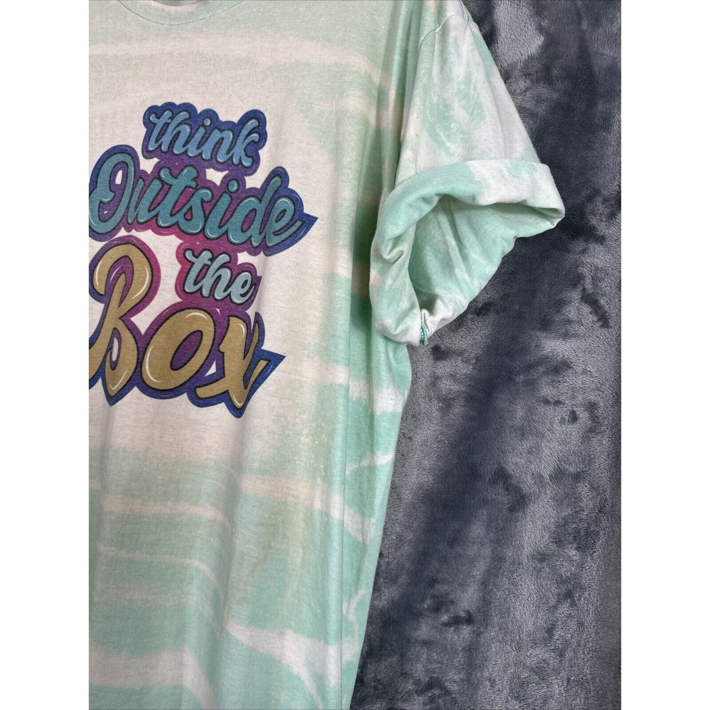 Women’s T-shirt extra large think outside the box sharp