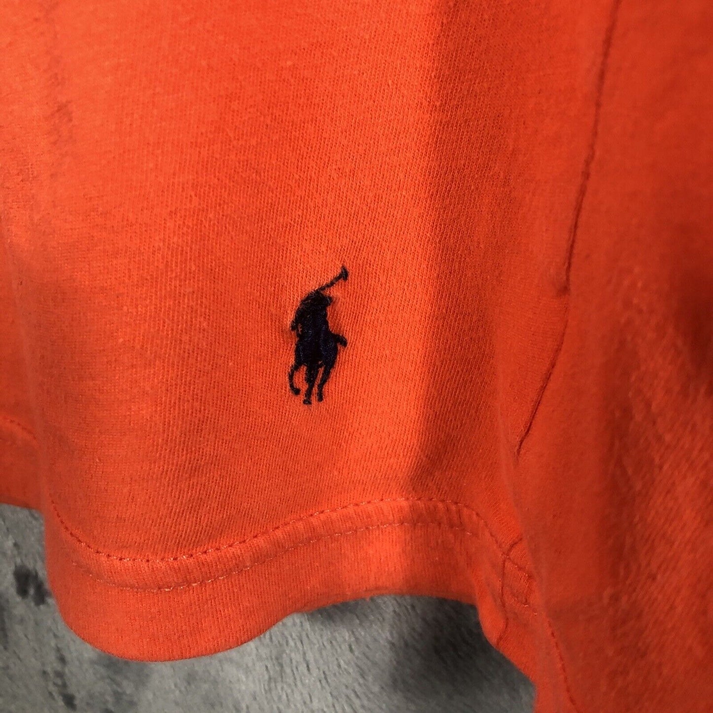 Polo Ralph Lauren Men's T-Shirt Size Medium Orange Short Sleeve Crew Neck Tee
