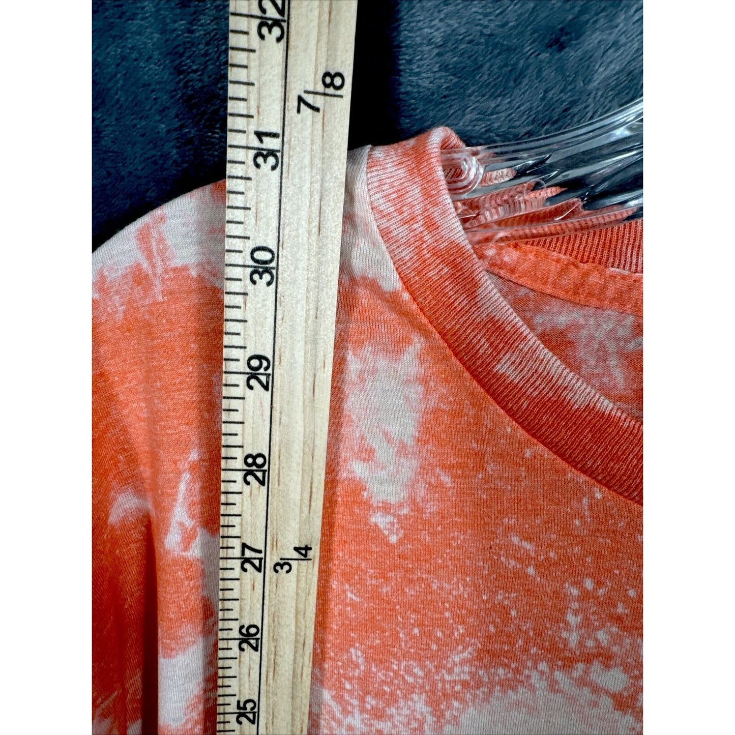 Women’s Shirt Stars Can’t Shine Without Darkness Size Adult X L Orange Bleached