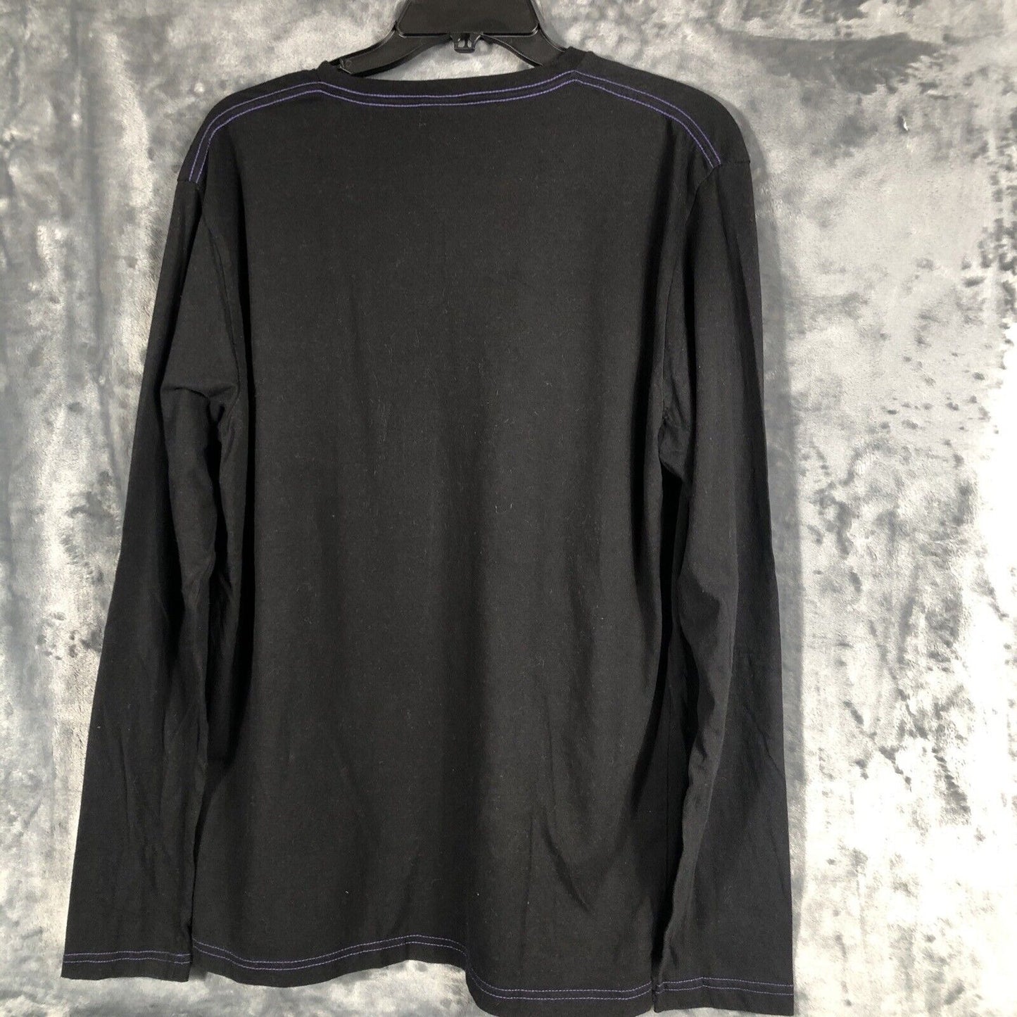 LUXE-T Luxury Sport Men's Pullover Shirt Black T-Shirt Extra Large
