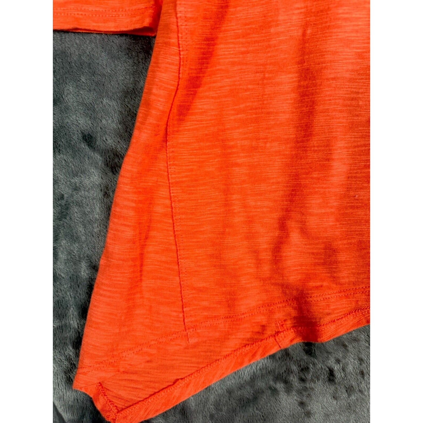 Chico’s The Ultimate Tee Women's Top Size 2 Large Orange 3/4 Sleeve