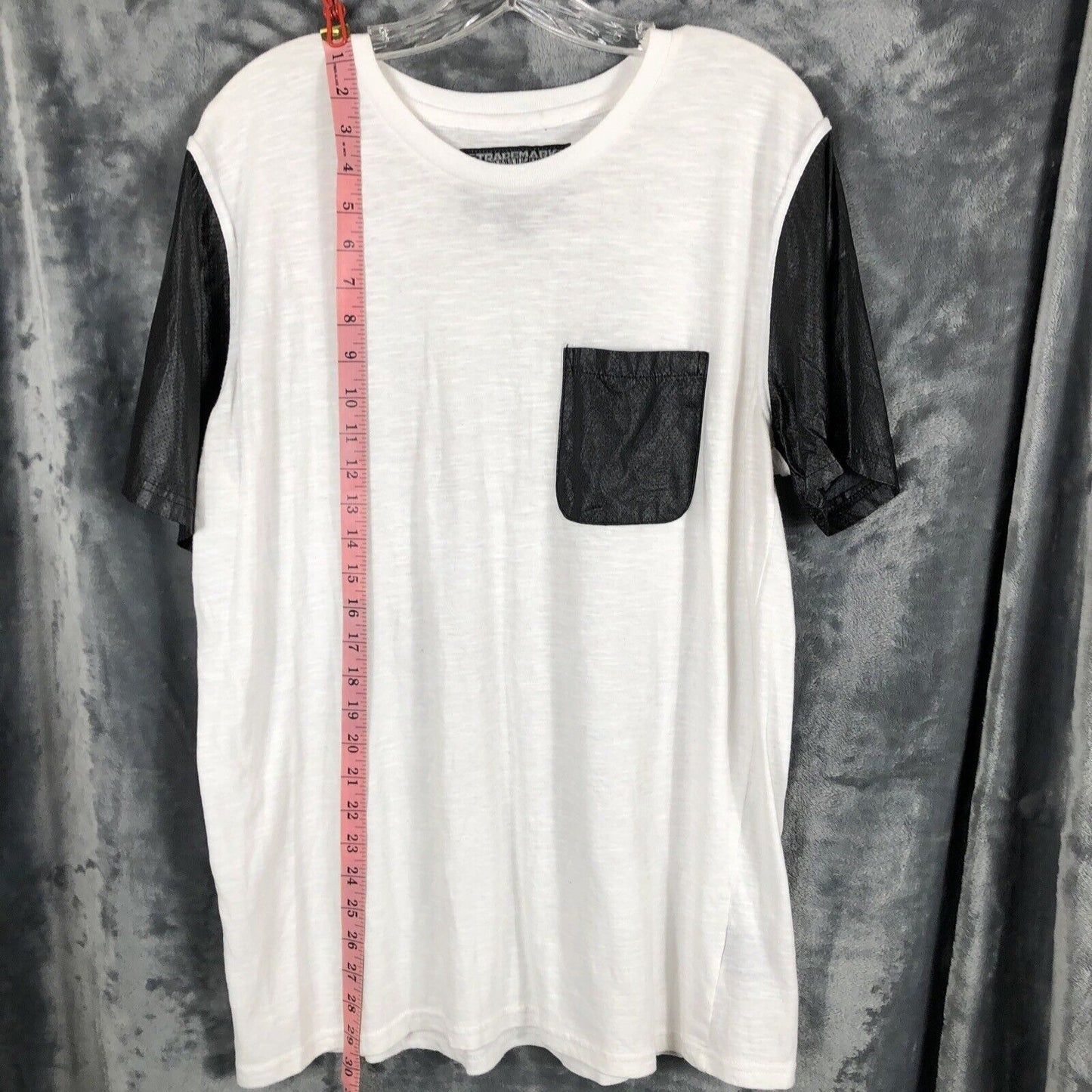 Trademark Brooklyn Men's Shirt Two Tone Pocket Tee Size X Large