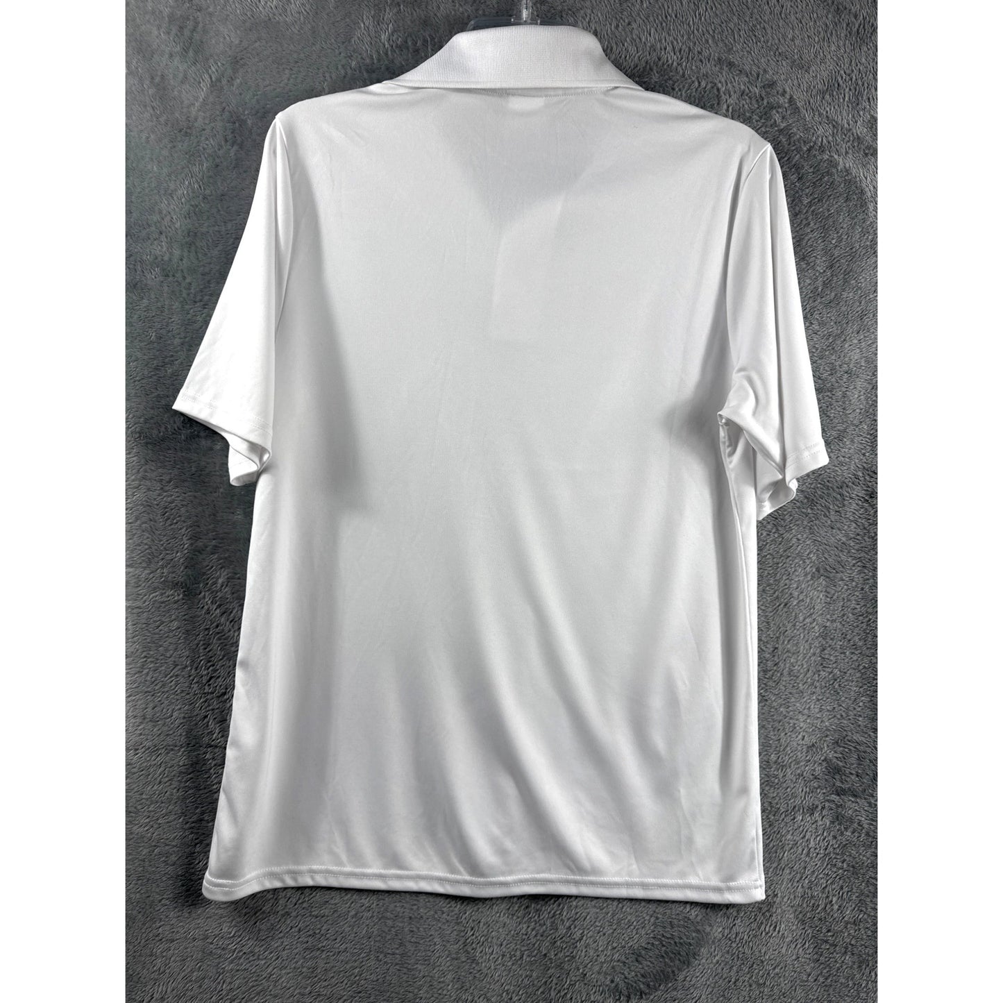 Men's White Hanes Cool Dri Shirt Shirt Sleeve Moisture-Wicking Performance Shirt Size S