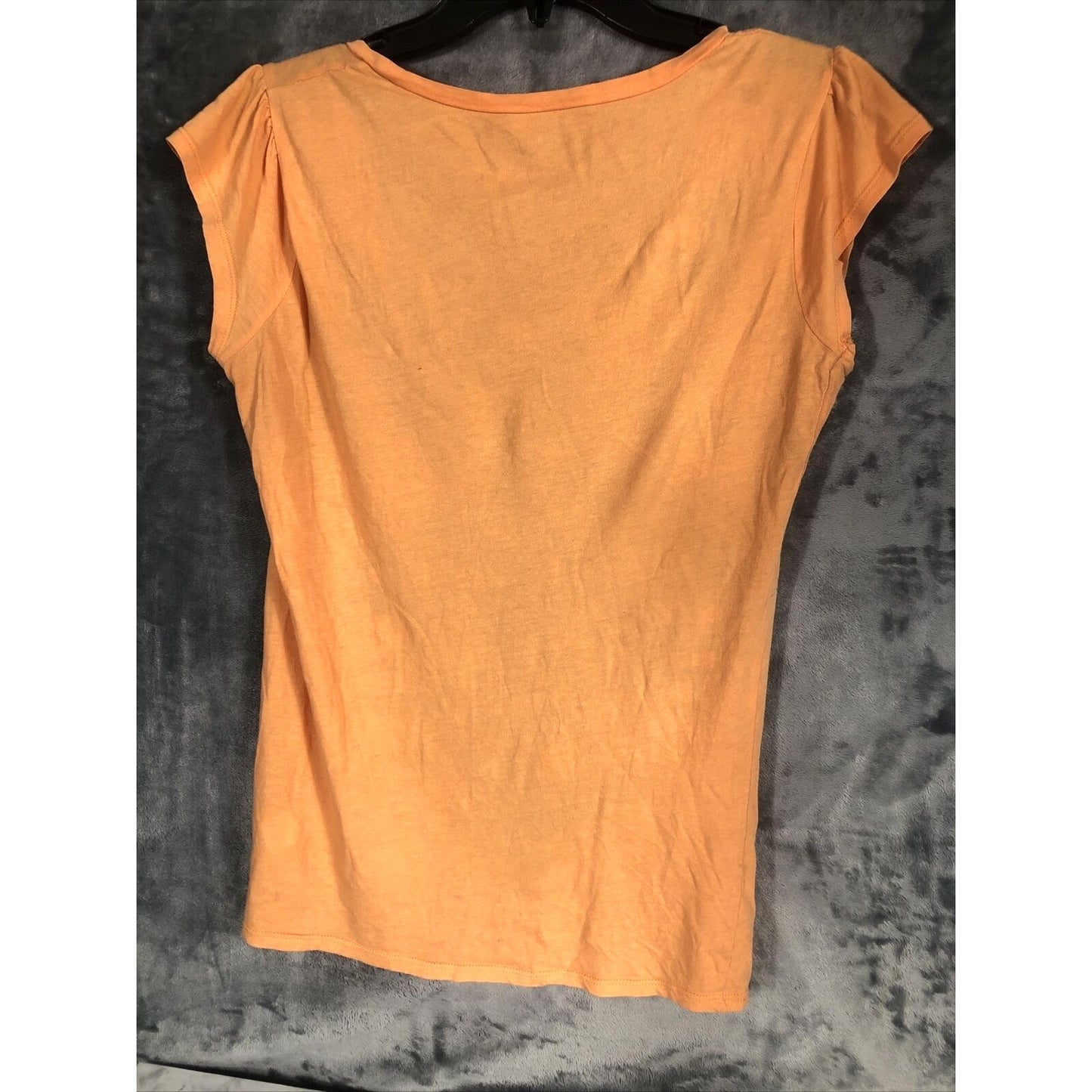 Women’s Calvin Klein Jeans Shirt Orange And Silver Size Adult Small