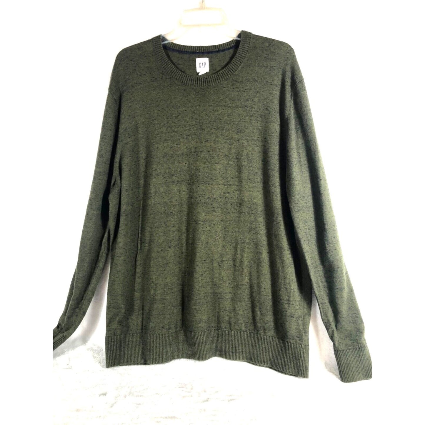GAP Mens XXL Olive Heather Knit Sweater