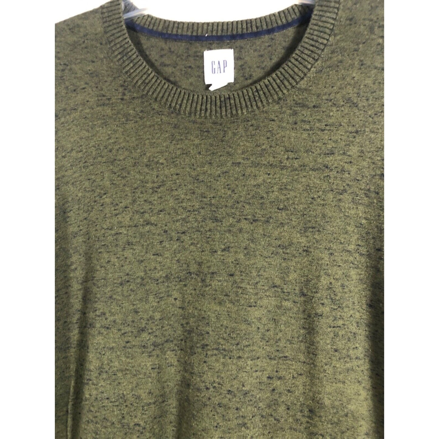 GAP Mens XXL Olive Heather Knit Sweater