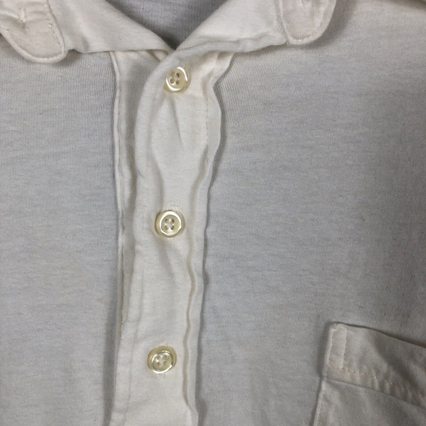 Polo Ralph Lauren Mens XXL White Button-Up Cotton Polo Shirt