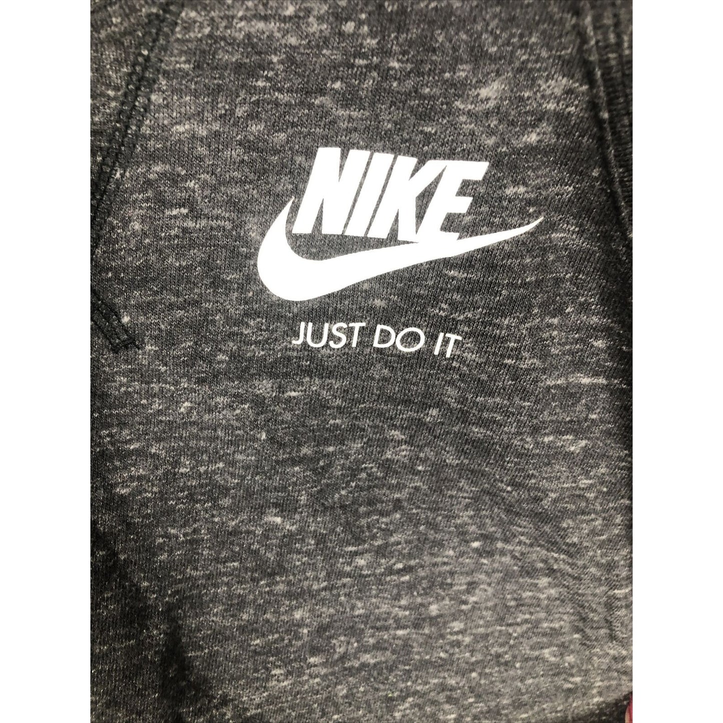 NIKE ‘Just Do It’ Girl’s Tank Top XL Fit Gray/white 15” Pit To Pit