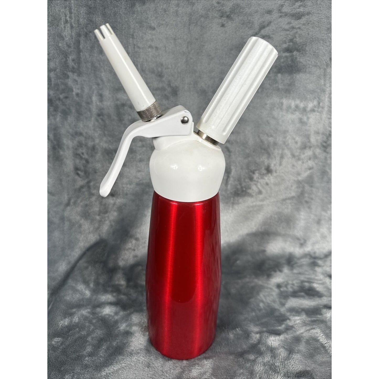 Whipped Cream Dispenser Durable Aluminum Red Foam Whipper 1 Pint