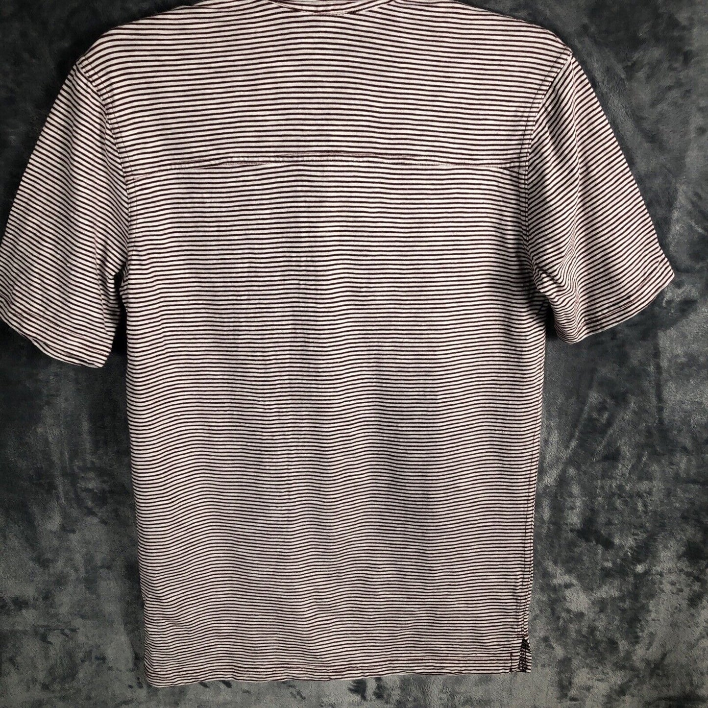Great Northwest Clothing Company Short Sleeve Button Up Shirt Stripes Mens Small
