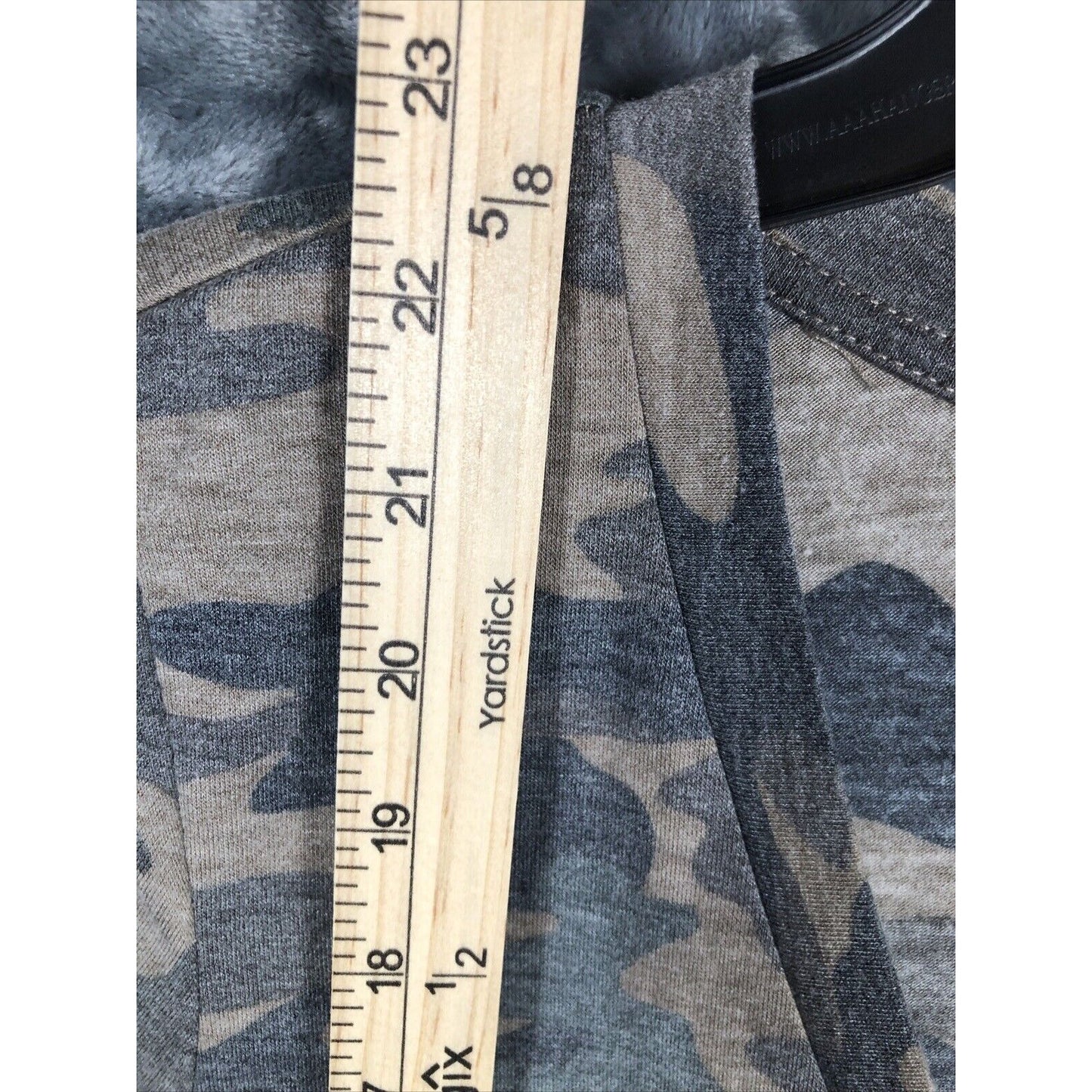 Tresics Top Camouflage Shirt Woman’s V-neck Long Sleeve Tee Shirt Adult Large