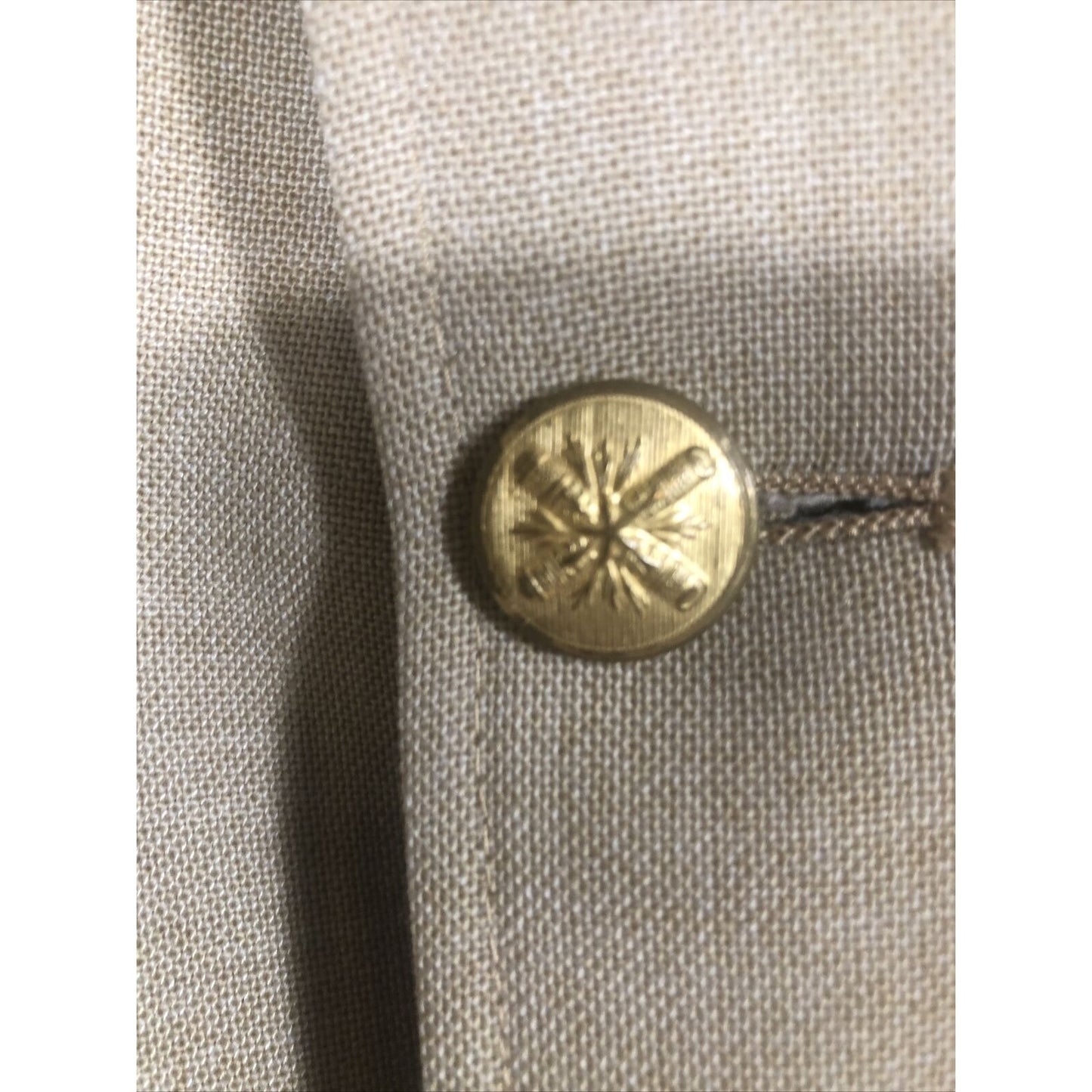 Vintage Maurice L Rothschilds & Company Men’s Suit Coat Beige Dress Jacket