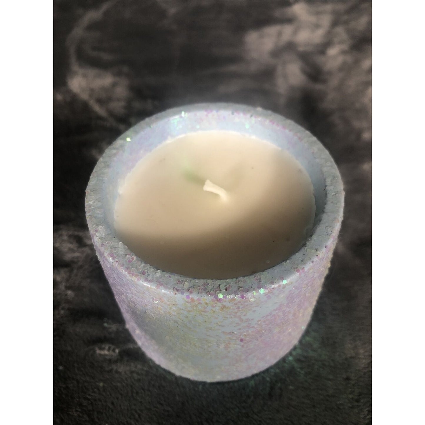 Soy Wax Candle Sugar Cookie 8 Oz Custom Hand Crafted Concrete Vessel