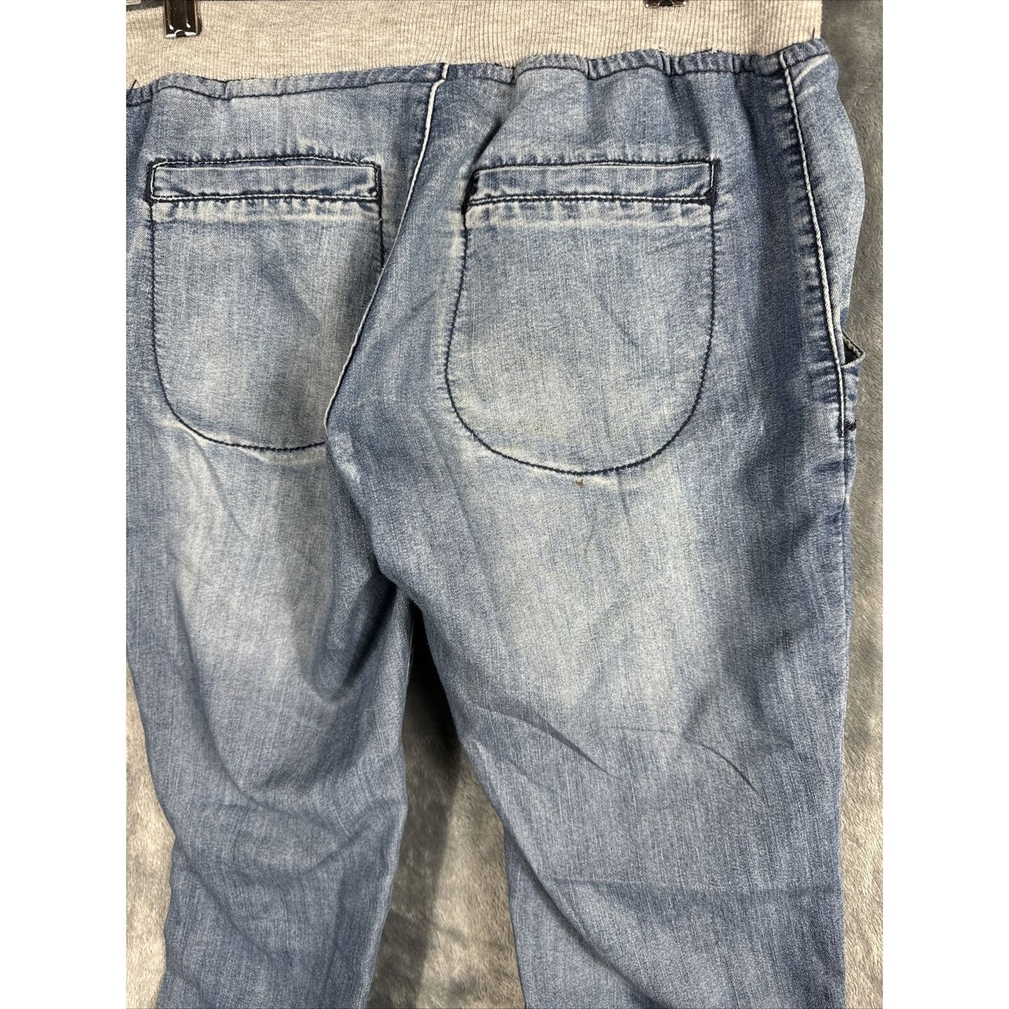 Rue 21 Pants Girls Small Distressed Soft Blue Joggers