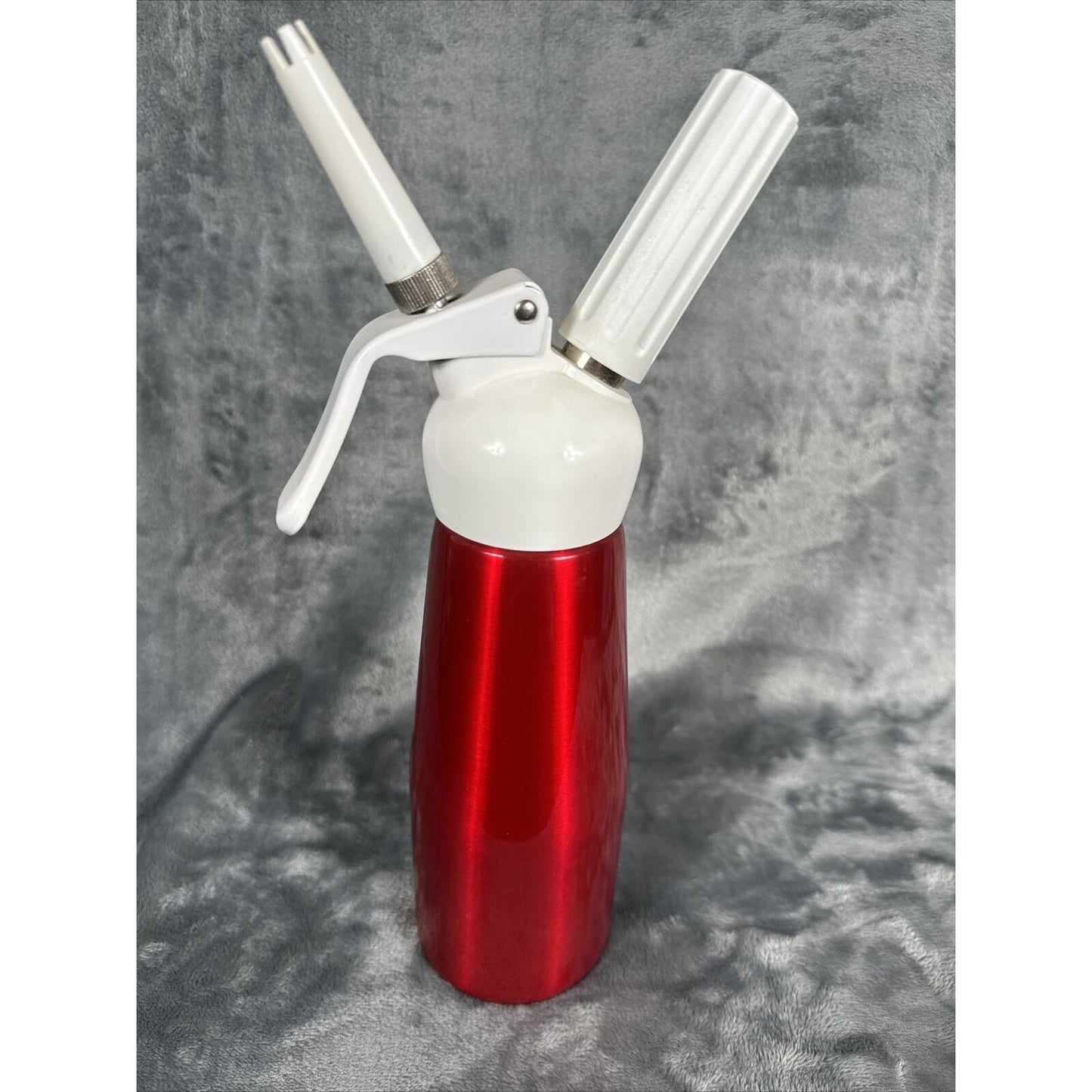 Whipped Cream Dispenser Durable Aluminum Red Foam Whipper 1 Pint