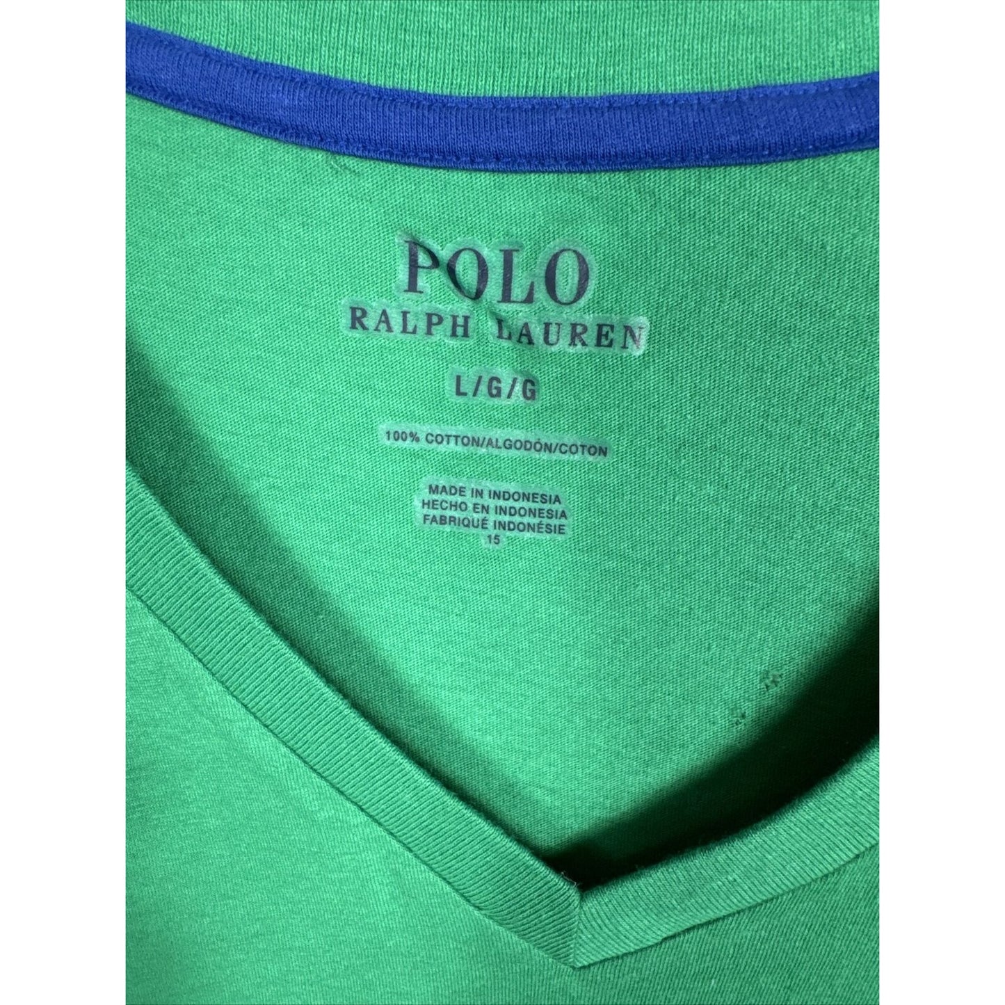 Polo Ralph Lauren Women’s Free Spirit V-neck T-shirt Inspirational Shirt Large