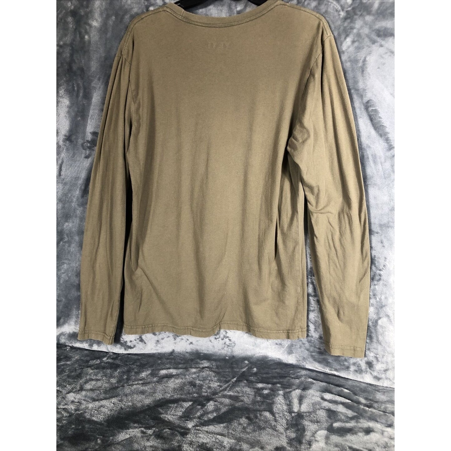 Yeti Coolers Logo Shirt Men's Long Sleeve Tee Shirt Green/Orange Adult Medium