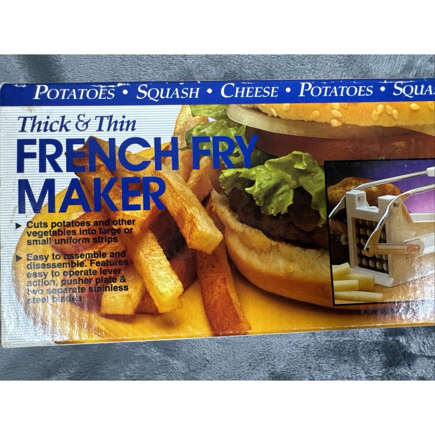 French Fry Maker Progressive International With Thick & Thin Slicing Options