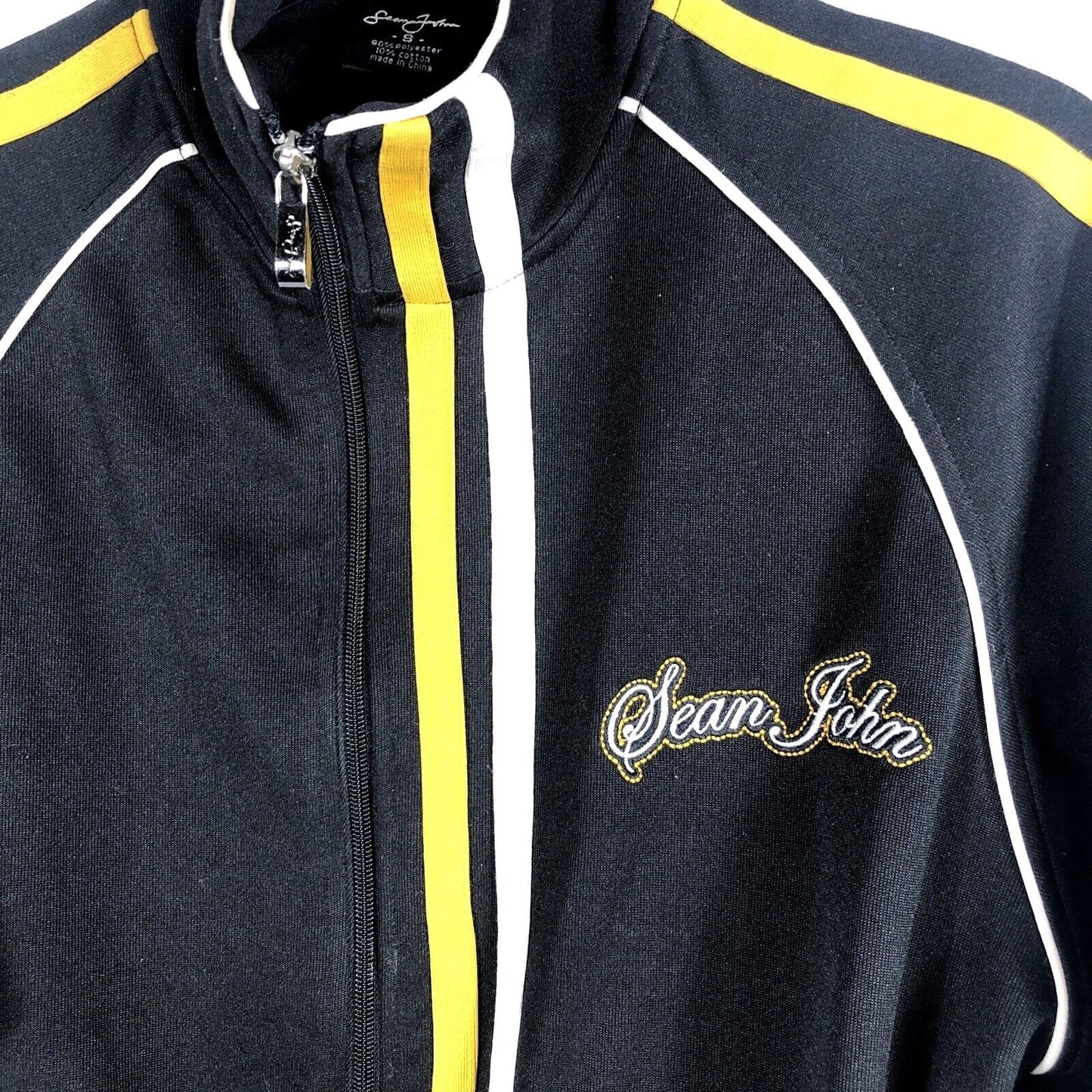 Sean John Men’s Track Jacket Black Adult Size Small