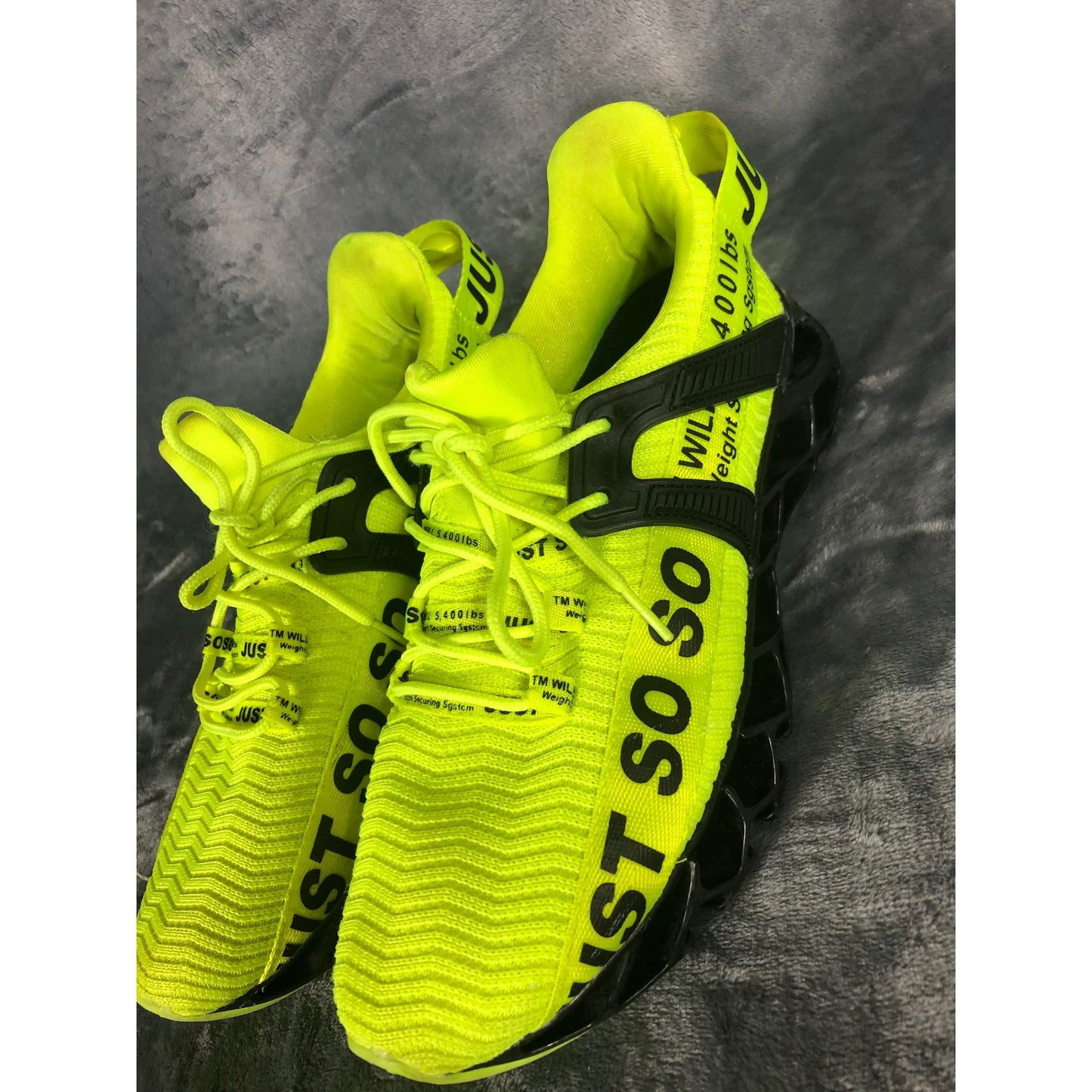 JUST SO SO Men's Shoes Non-Slip Athletic Sneakers Outdoor Sports Running Blade