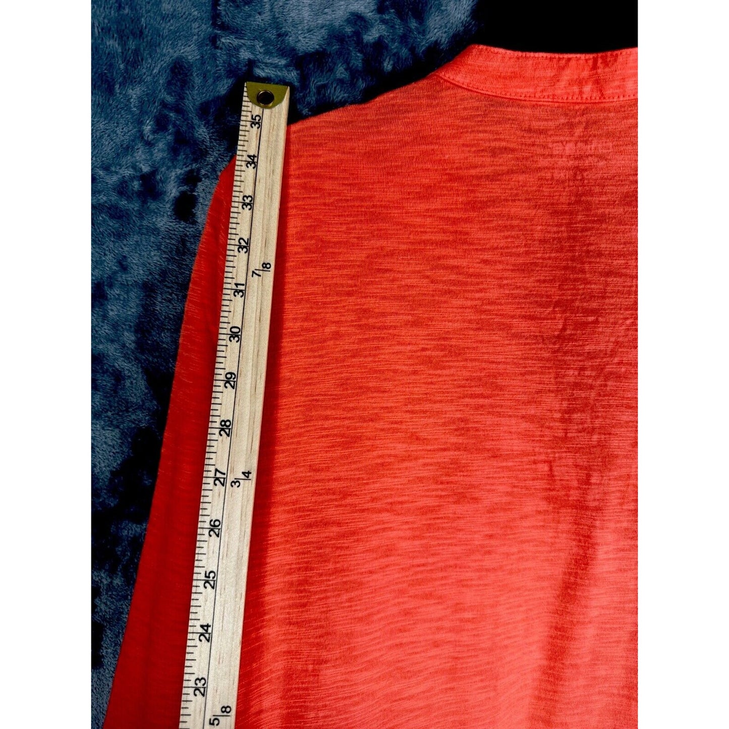 Chico’s The Ultimate Tee Women's Top Size 2 Large Orange 3/4 Sleeve