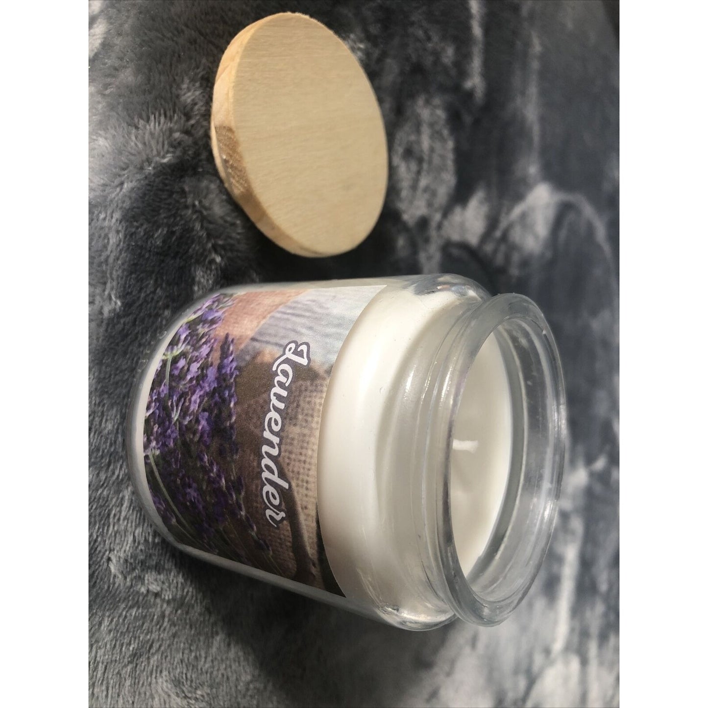 Hand Poured Candles Coconut Soy Blend Lavender Fragrance