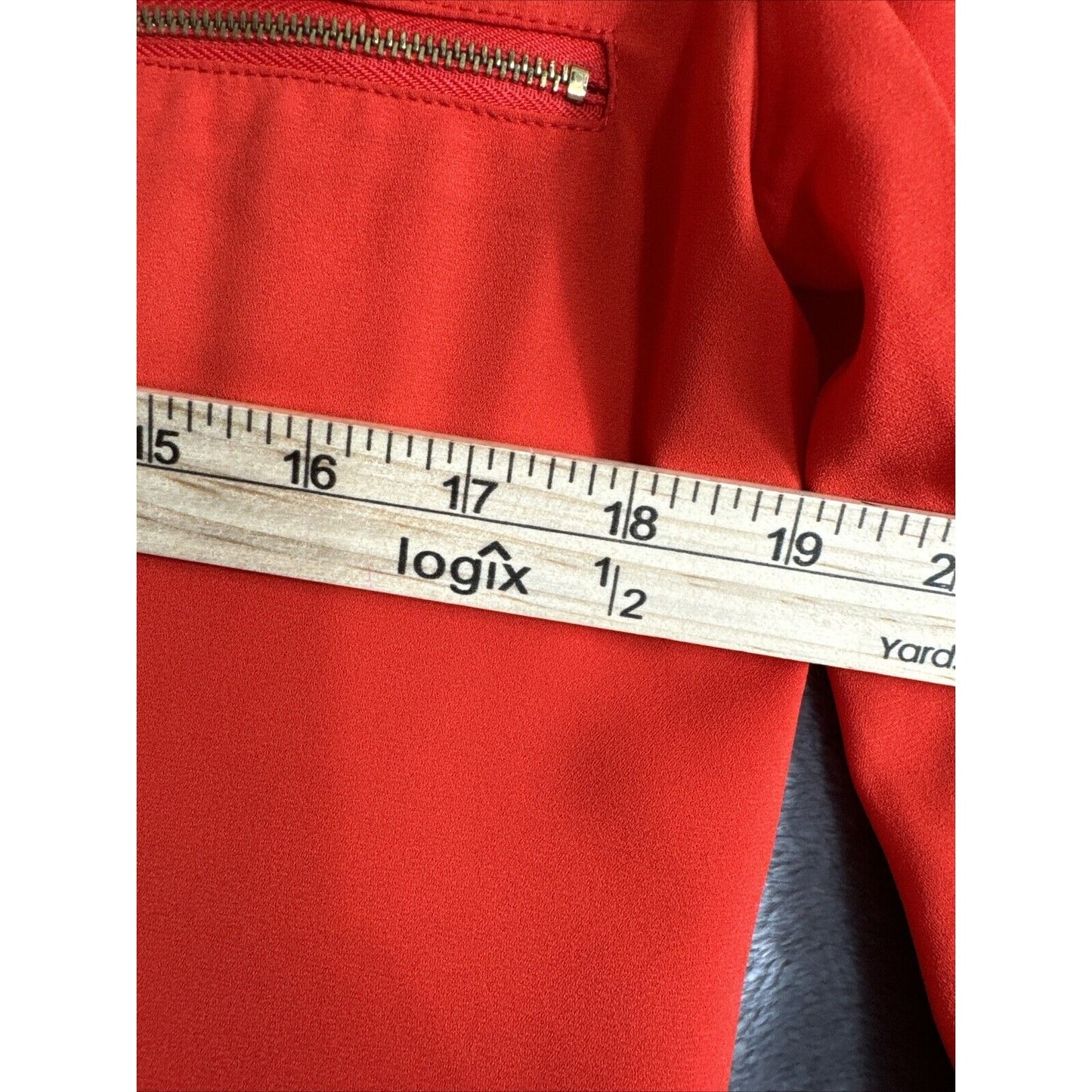Roz & Ali Top Woman’s Small Red Blouse
