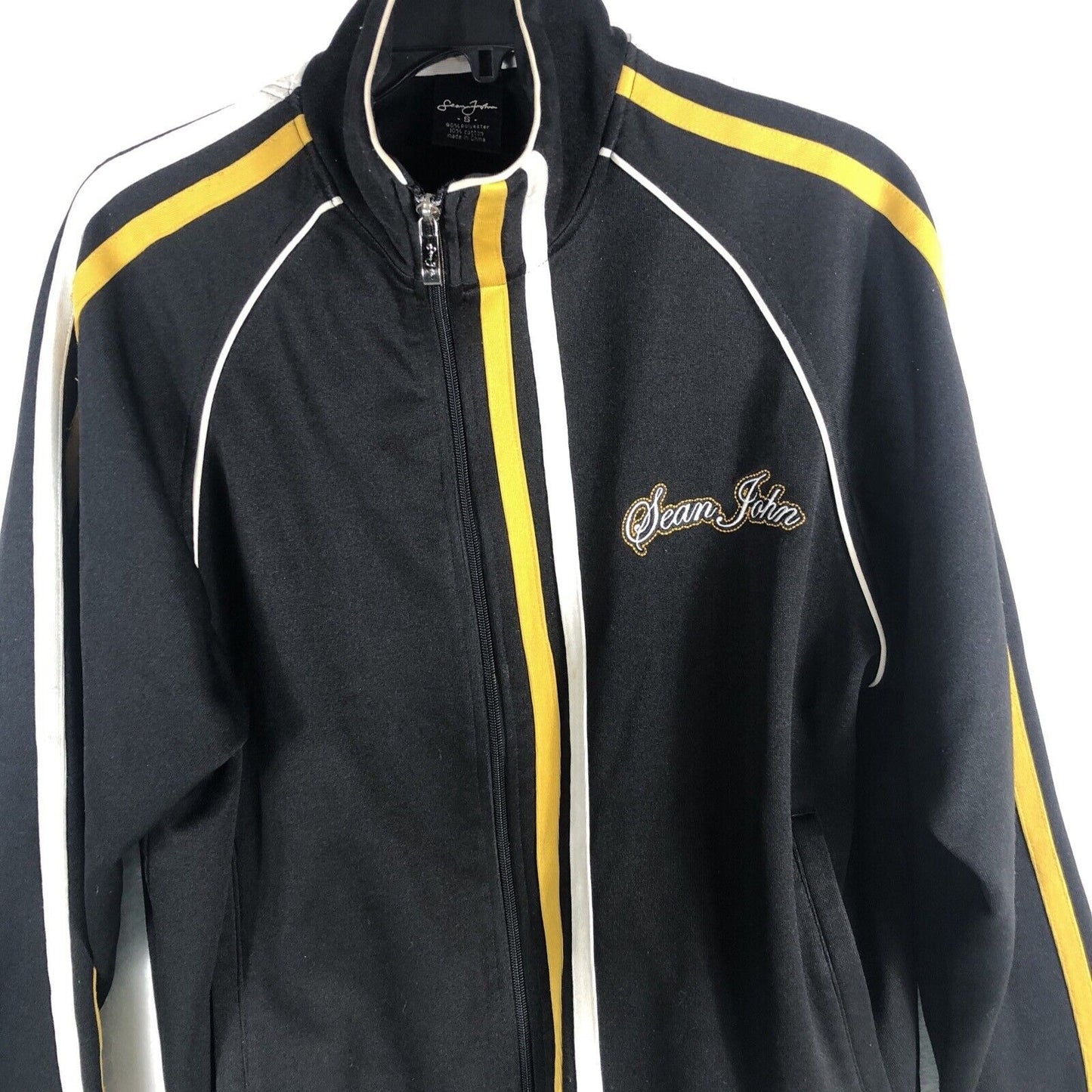 Sean John Men’s Track Jacket Black Adult Size Small