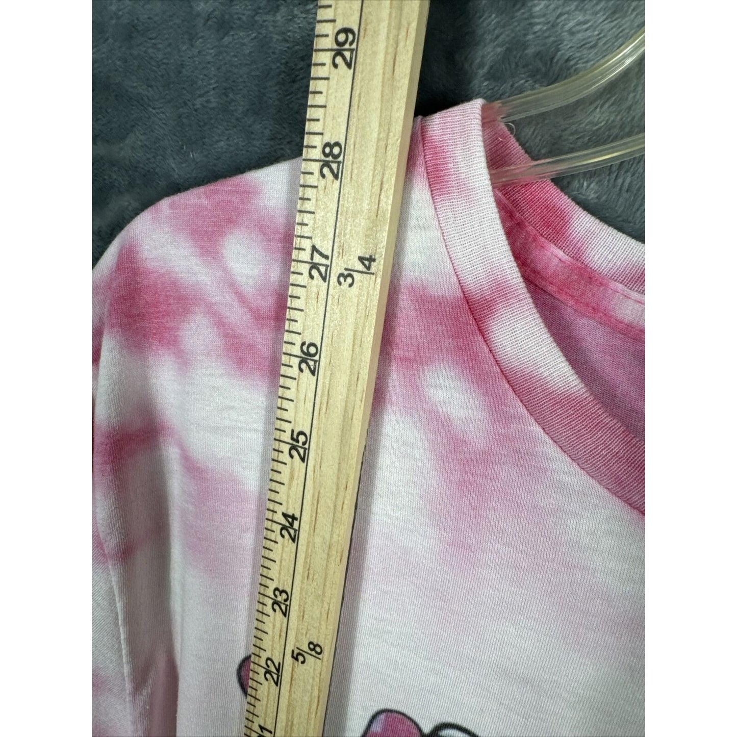 Glidden Shirt Peace Love And Coffee Women’s T-Shirt Pink Hippie Vibes Medium Top