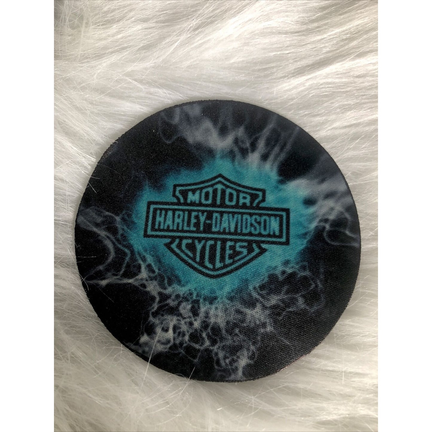 Harley Davidson Coasters 4 anti-skid Made Of high-quality diving material 4”