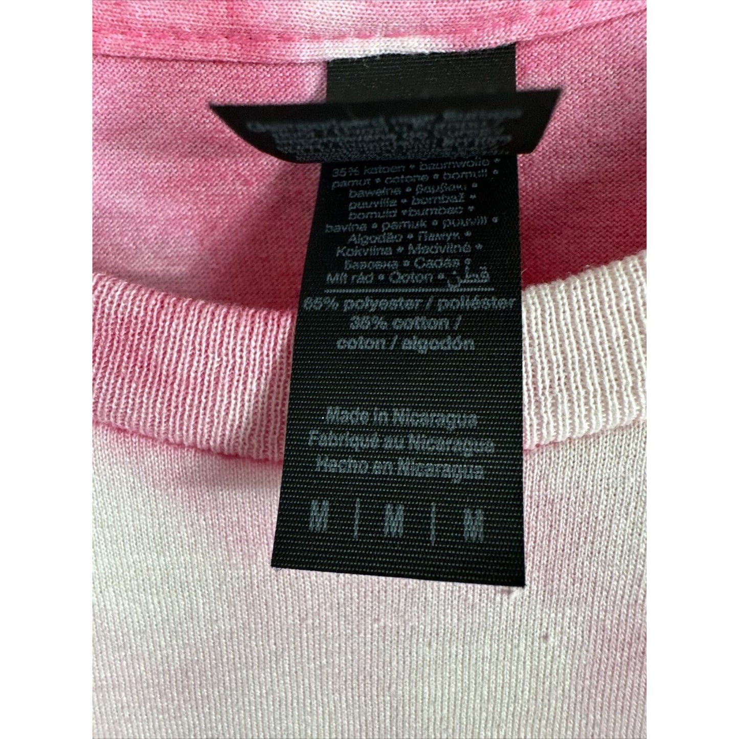 Glidden Shirt Peace Love And Coffee Women’s T-Shirt Pink Hippie Vibes Medium Top