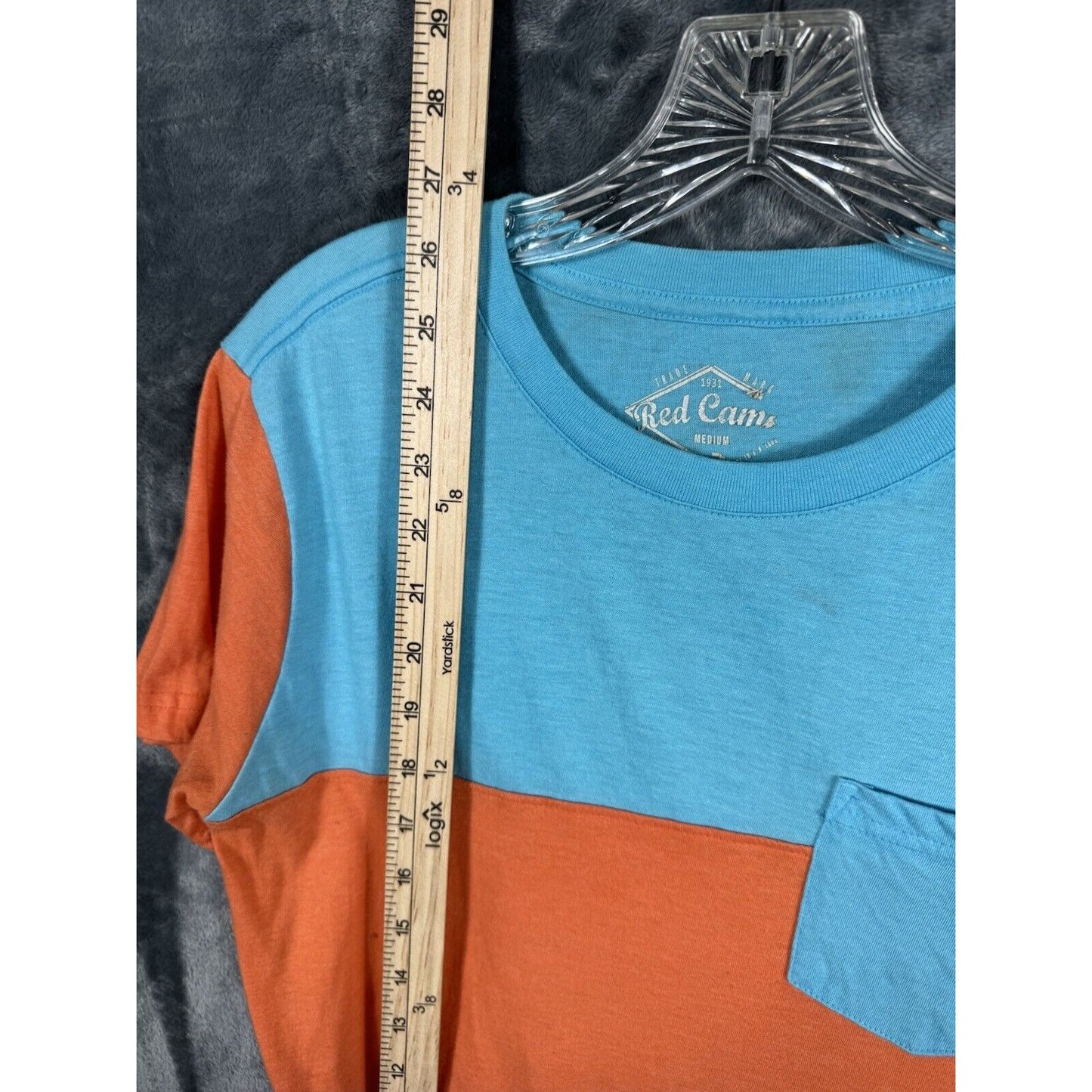 Red Camel Women Tops Tees - Short Sleeve Size Medium Colorful Blocks