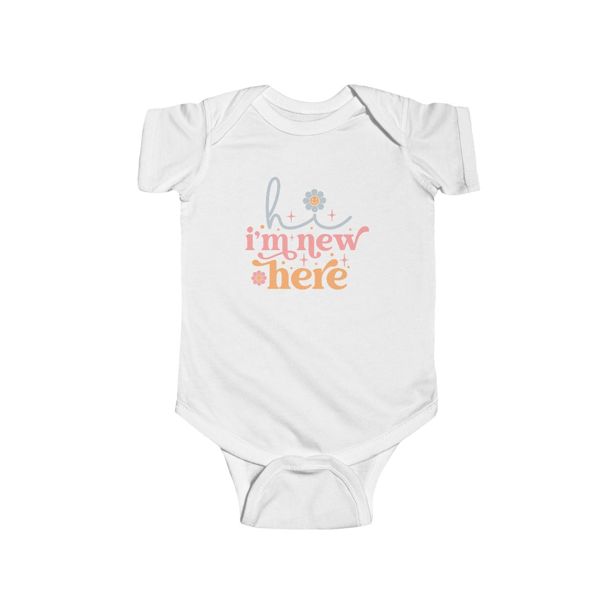 Cute Baby Bodysuit, 100% Cotton Infant Outfit, Durable Jersey Onesie, Newborn Gift Idea, Adorable Baby Clothing