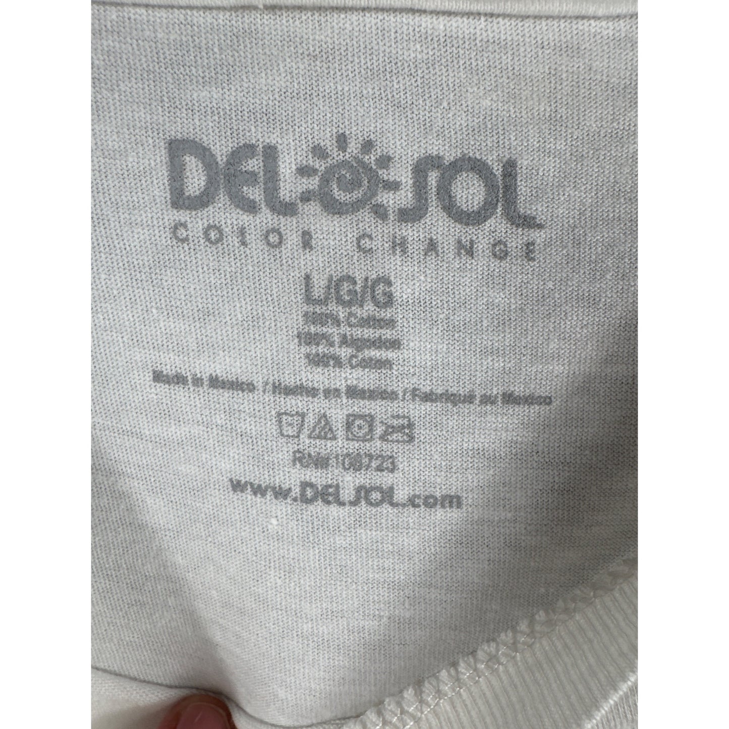Myrtle Beach Sea Turtle Graphic T-Shirt By Del Sol Color Change LG White Crewneck Cotton Blend Unisex