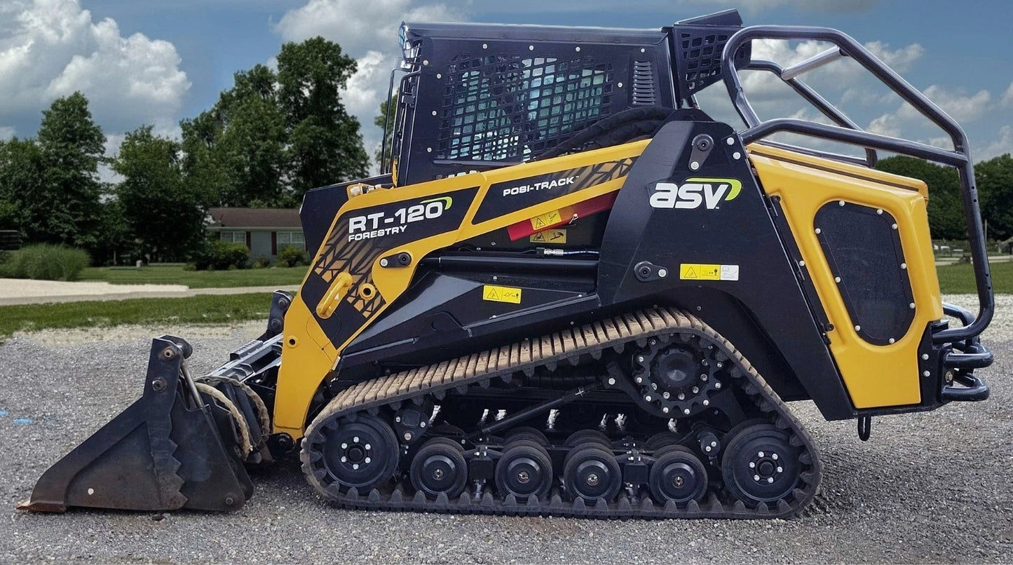 2023 ASV RT120 Forestry Skid Steer Quick coupler AC