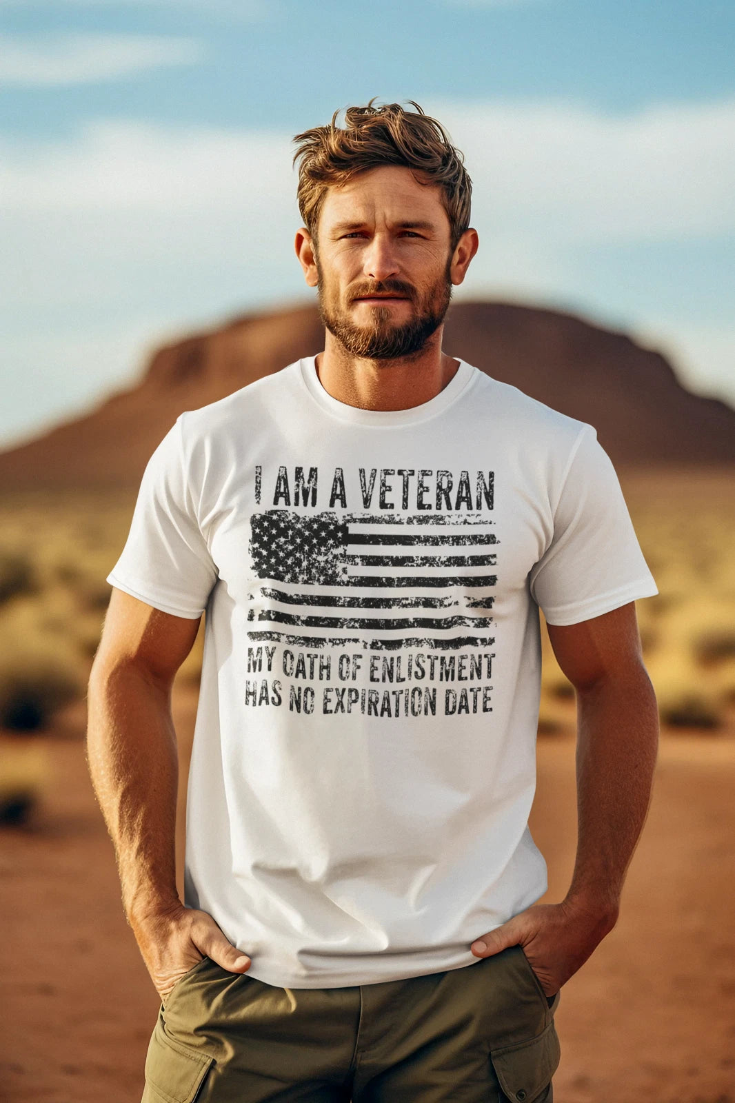 Veteran T-shirt Oath Of Enlistment Veterans Day T shirts Veteran Gift T-shirt