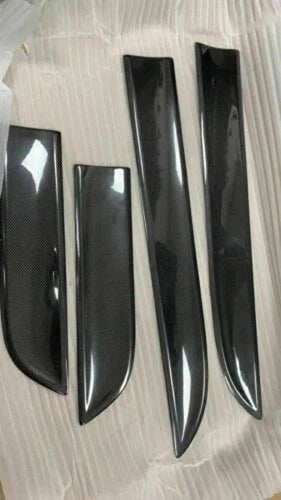 Carbon Fiber Car Door Panel Body Side Cover Trims Accessories For Porsche Macan