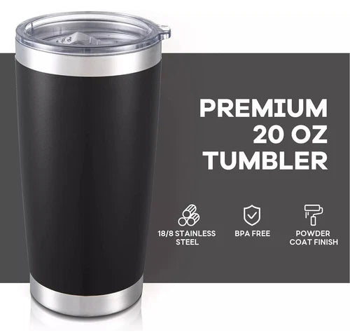 Personalized Custom Registered Nurse RN Appreciation Gift Tumbler 20oz Black