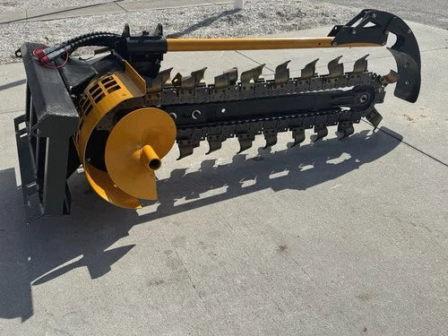 CMA 48” Skid Steer Loader Trencher 8" width Bobcat Kubota CAT & More