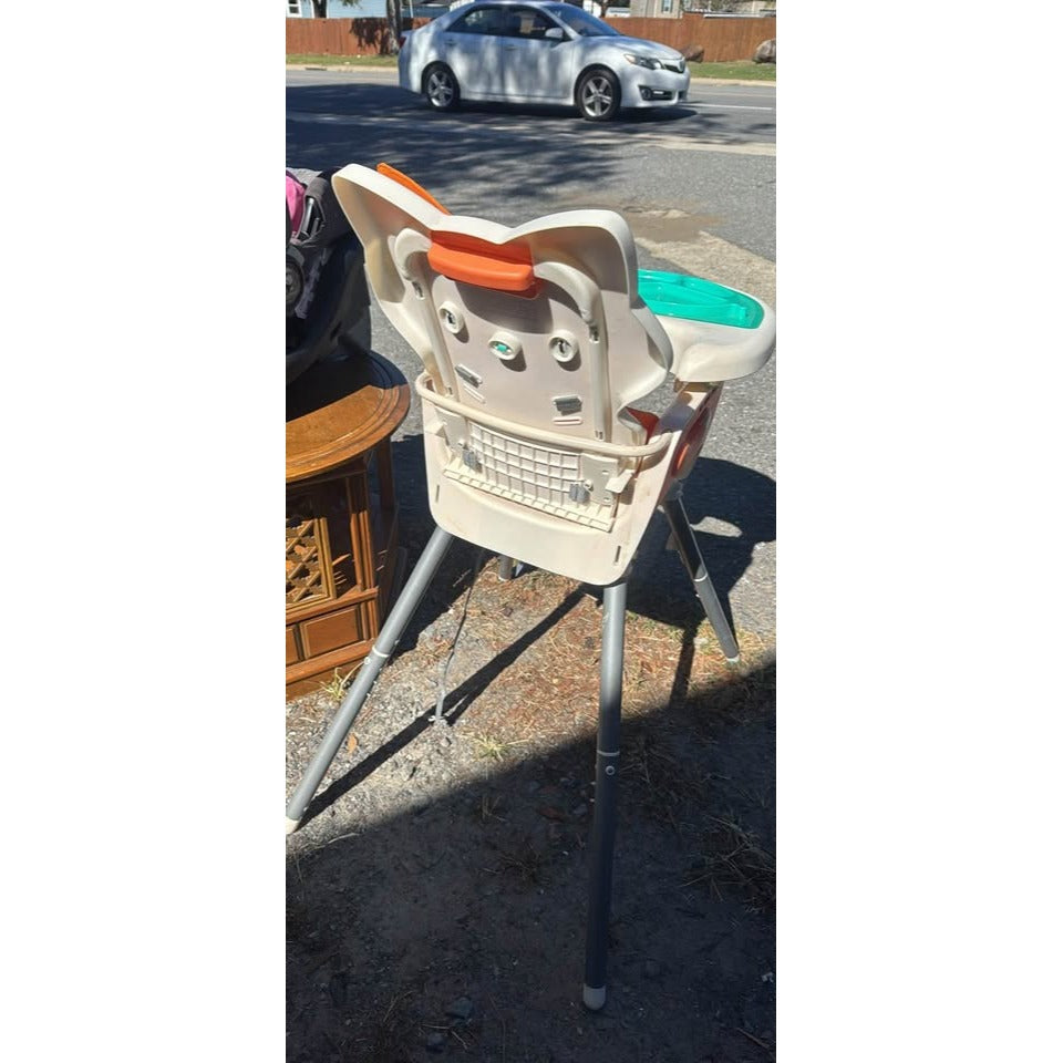 Infantino Fox-Themed High Chair With Removable Tray Adjustable Height And Safety Straps