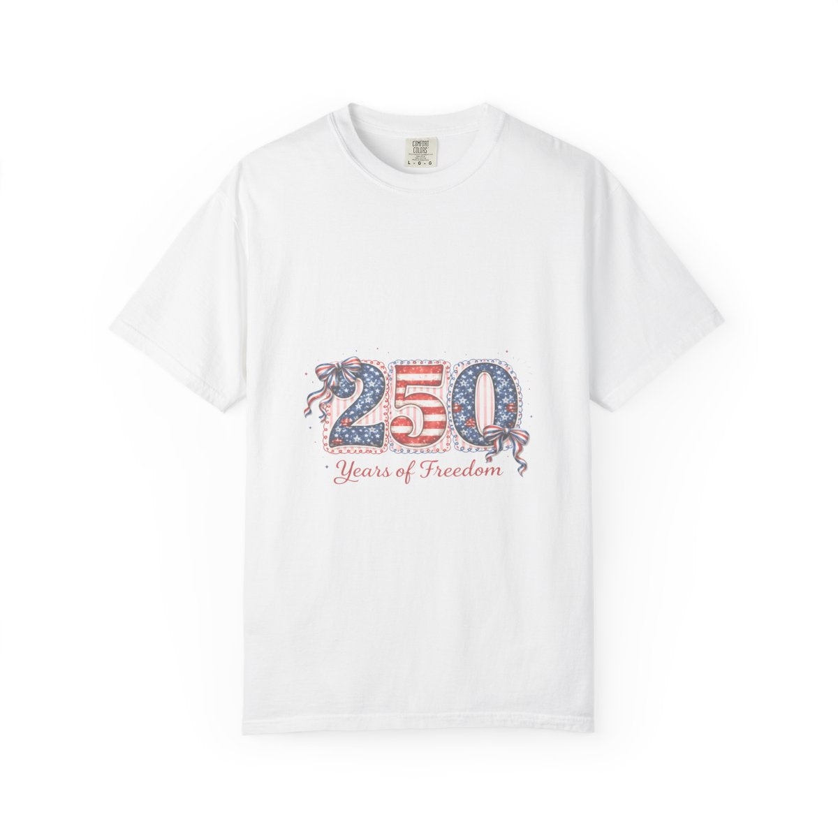 250 Years of Freedom Shirt, Patriotic Graphic Tee, American Flag Design T-Shirt, Independence Day Shirt, Fourth of July Tee