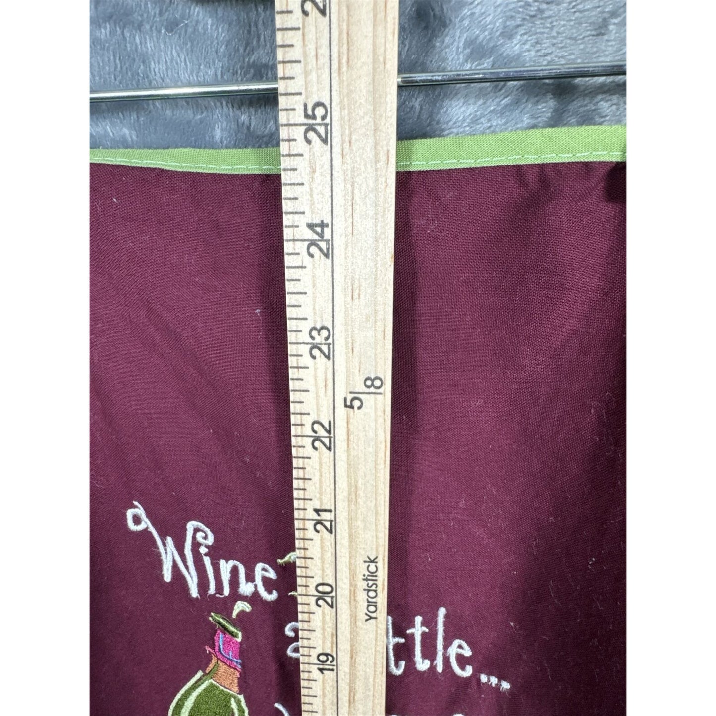 Kay Dee Designs Apron 'Wine a Little... You'll Feel Better' Kitchen Ruffles Wine