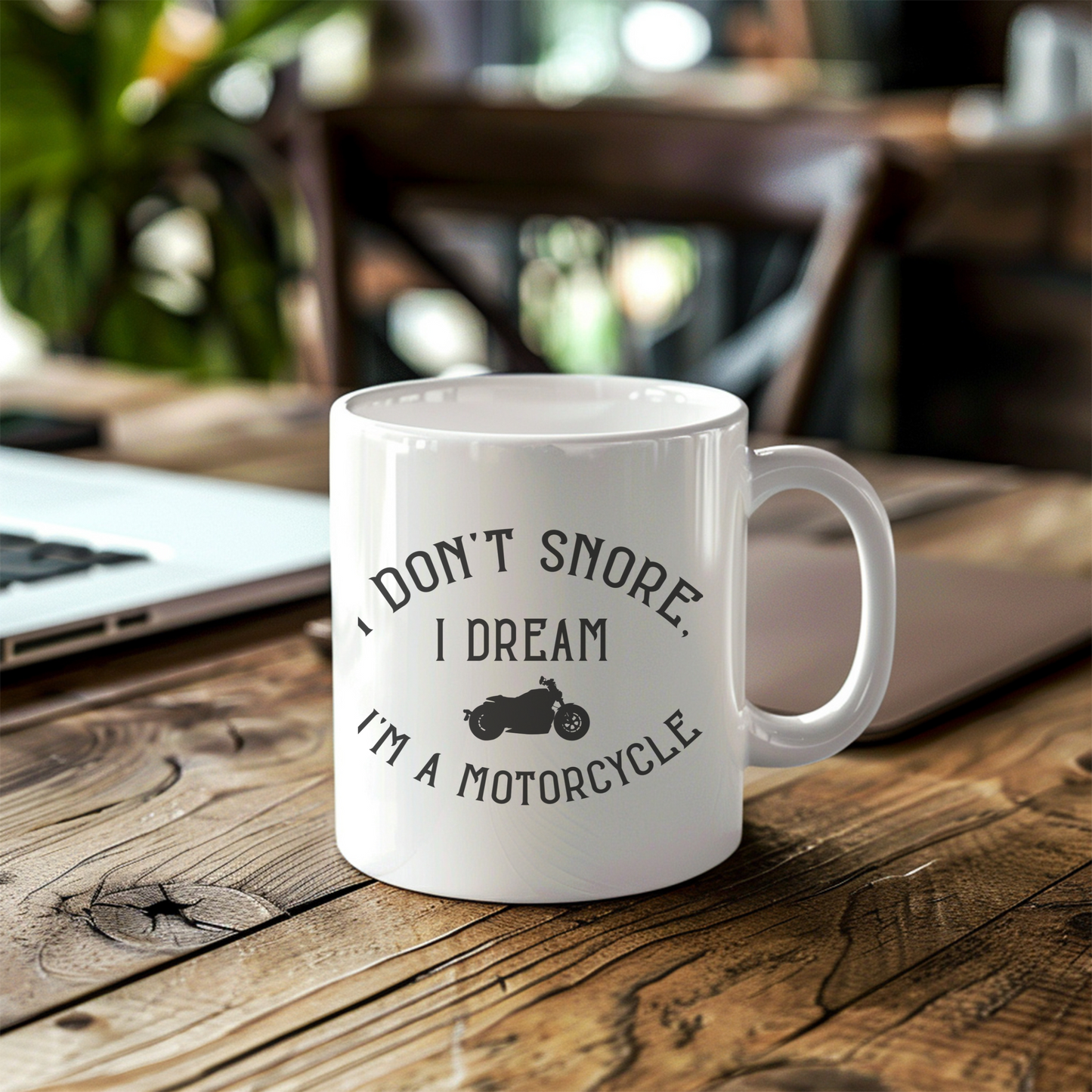 Motorcycle Enthusiast Mug, Customized Ceramic Coffee Mug, Gift for Bikers and Riders, Novelty Mug, Dishwasher Safe, Personalized Gift