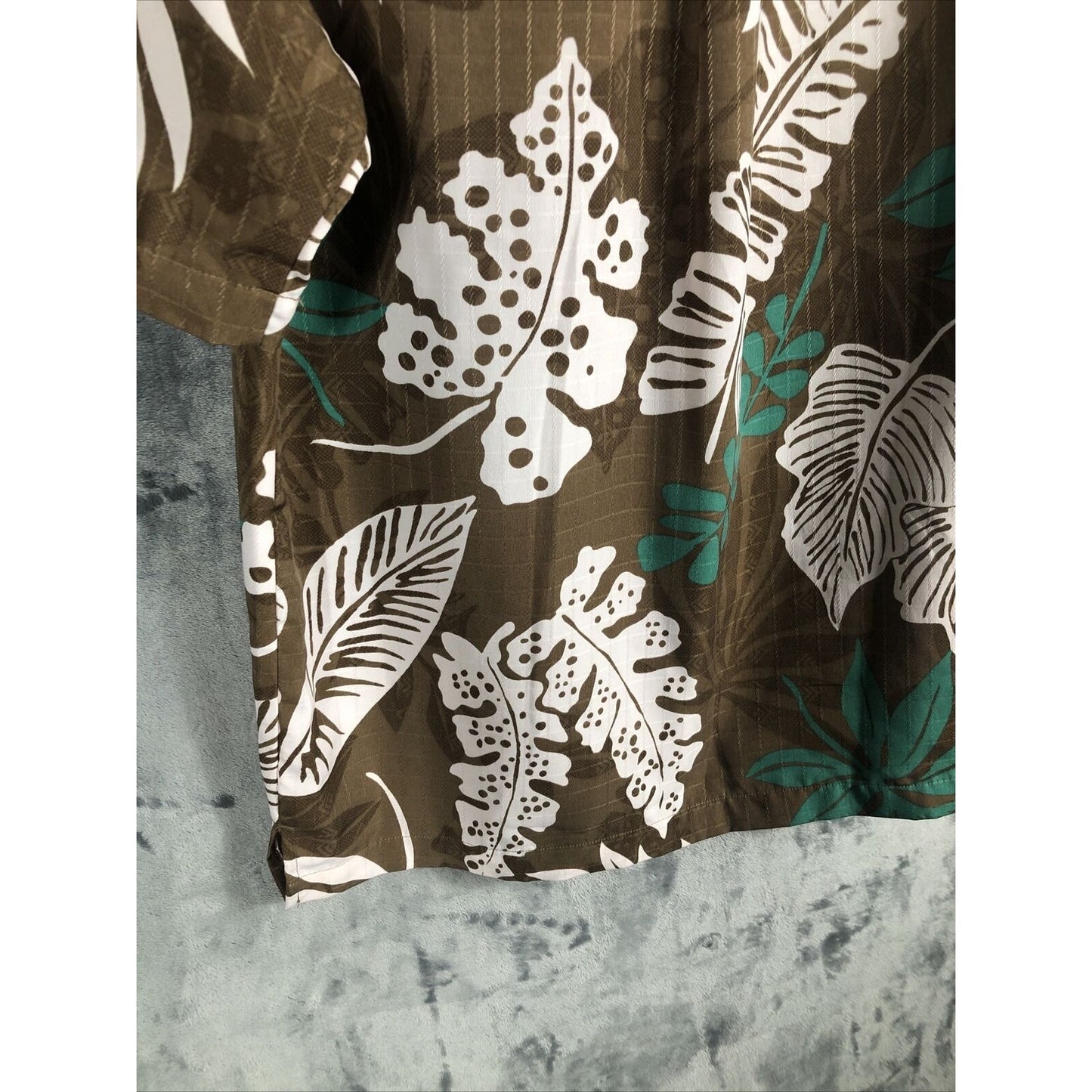 Havanera Hawaiian Shirt Men’s  Floral Button Down Tropical Shirt  Adult Medium