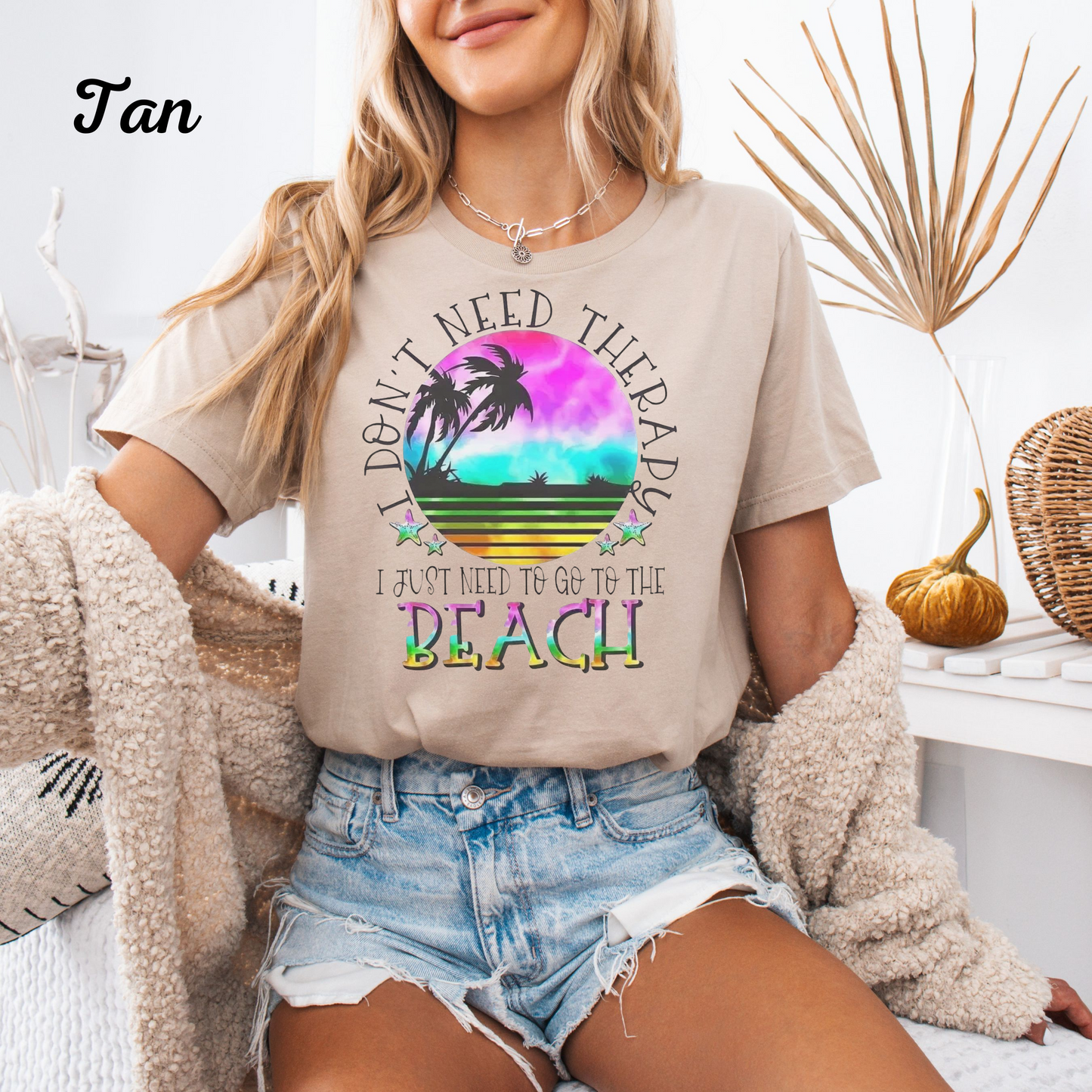 Beach Therapy Unisex T-Shirt - Bella Canvas 3001