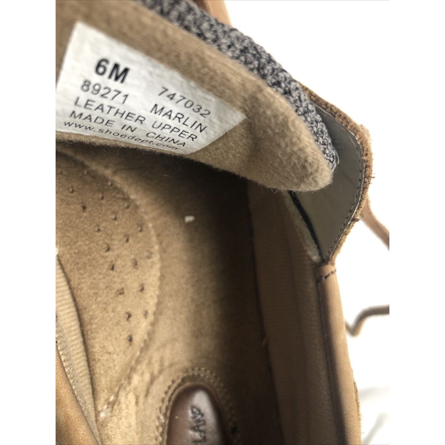 Marlin Maui Island Leather upper Loafers Deck Shoes Size 6 Medium￼