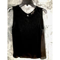 MM Couture Blouse Women’s Size Small Black Sleeveless Shirt Keyhole Back