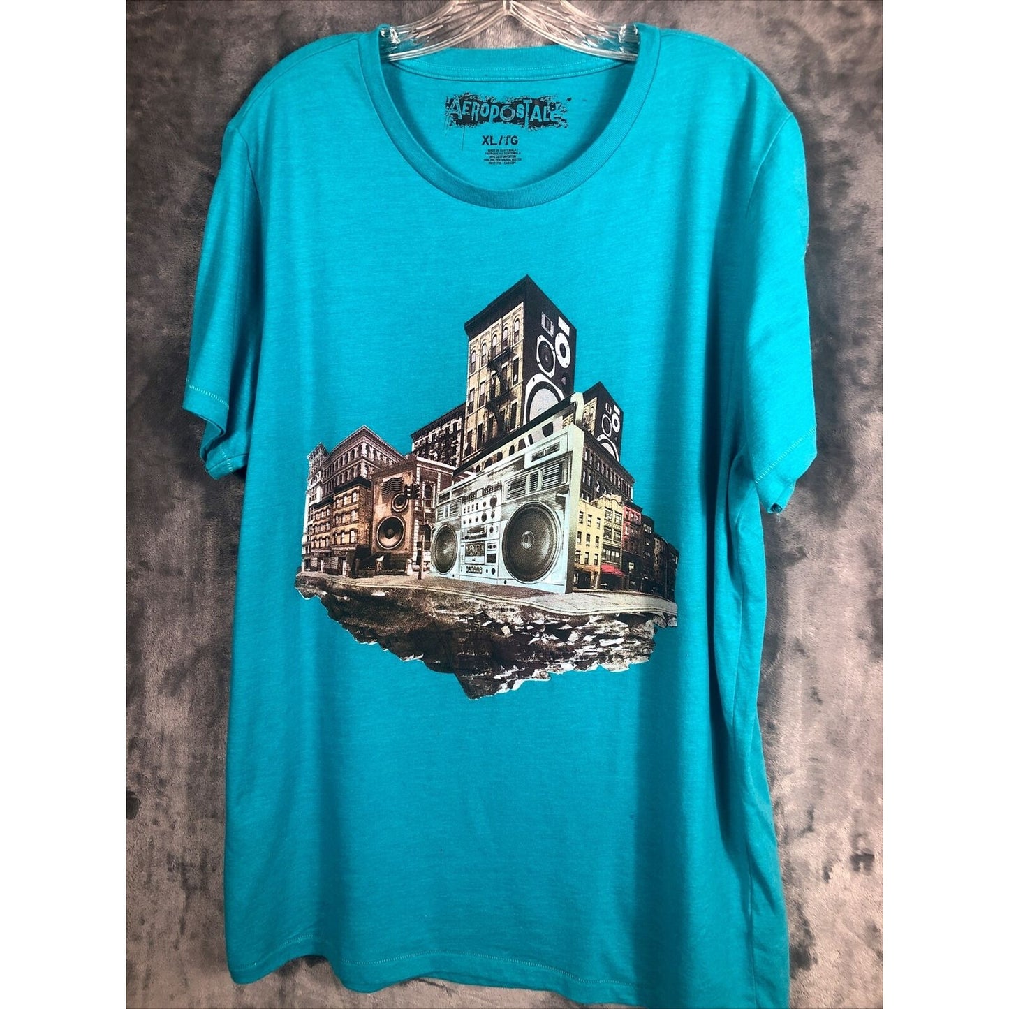 Aeropostale Men’s Blue Extra Large T-Shirt Radio City Shirt