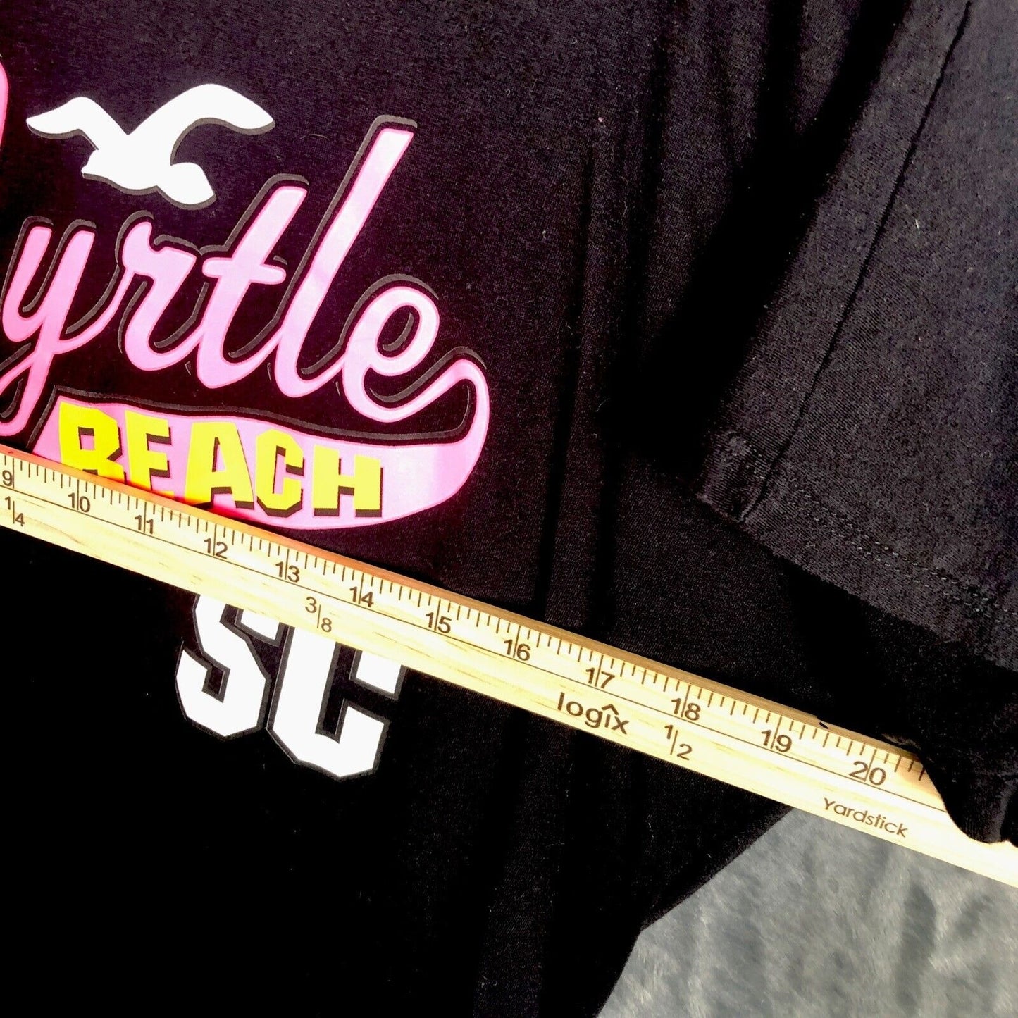 Myrtle Beach Women’s T-Shirt Black Size Large Shirt