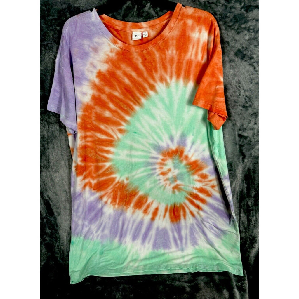BR Shirt Hippie Tie Dye Men's T Shirt Soft Size Adult Medium Unisex Top